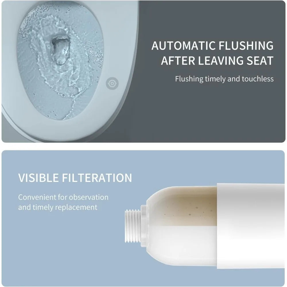 Smart Toilet, Heated Seat, Digital Display, Remote Control, Automatic Intelligent Toilets