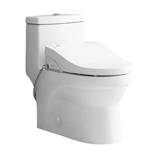 Swiss Madison Virage One-Piece Toilet with Vivante Smart Seat 1.1/1.6 gpf