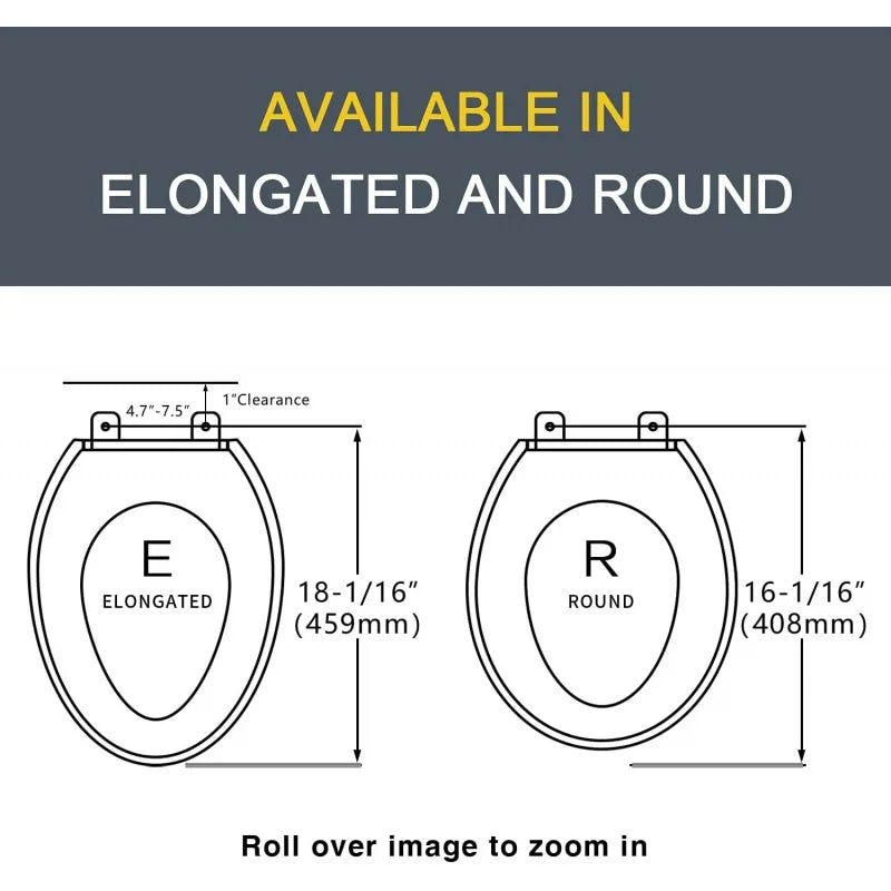 ZMJH A102S-W Electronic Bidet Toilet Seat, Elongated, Smart Unlimited Warm Water, Heated Seat with Slow Closes, Wash, War