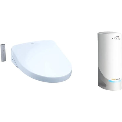 TOTO SW3056#01 S550E Electronic Bidet Toilet Seat with Cleansing Warm & ARRIS Surfboard S33 DOCSIS 3.1 Multi-Gigabit Cable Modem